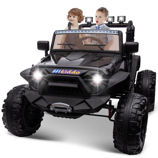 Hikiddo 24V Ride on Toys, 2-Seater Ride-on Truck for Big Kids with